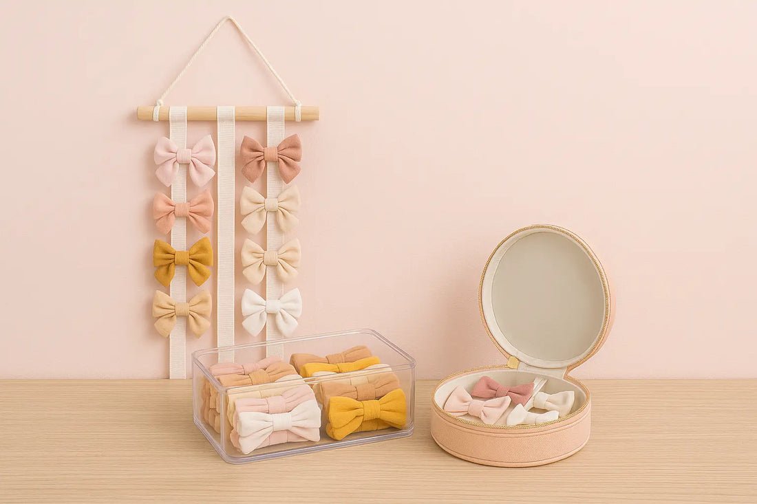 Cute-and-Functional-Ways-to-Store-Bows Lynlee Blair's Bows