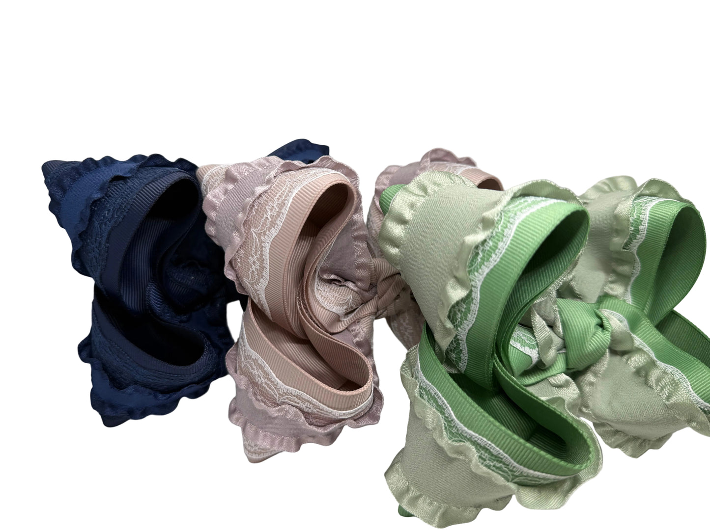 Discounted Fall Ruffle Lace Bow Bundle