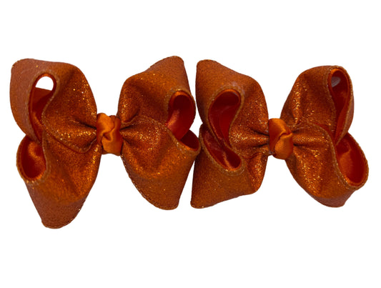 Orange Pumpkin Shimmer Mini Piggies