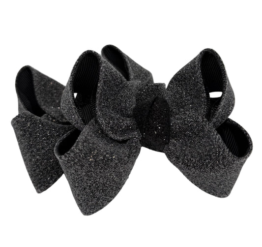 Black Glitter New Years Piggies