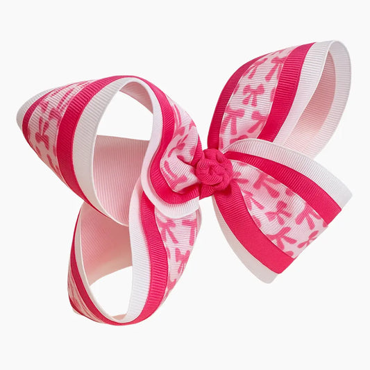 Pink & White Bows Lynlee Blair's Bows