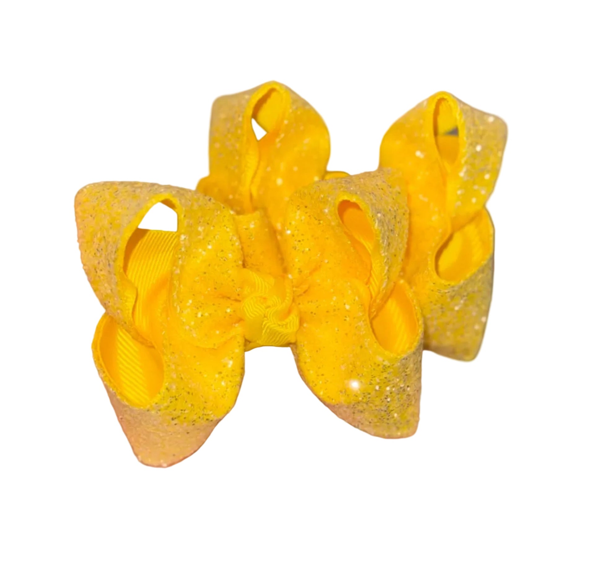 Yellow Glitter Piggies Lynlee Blair's Bows