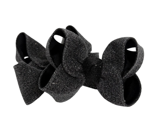 Black Glitter New Years Piggies